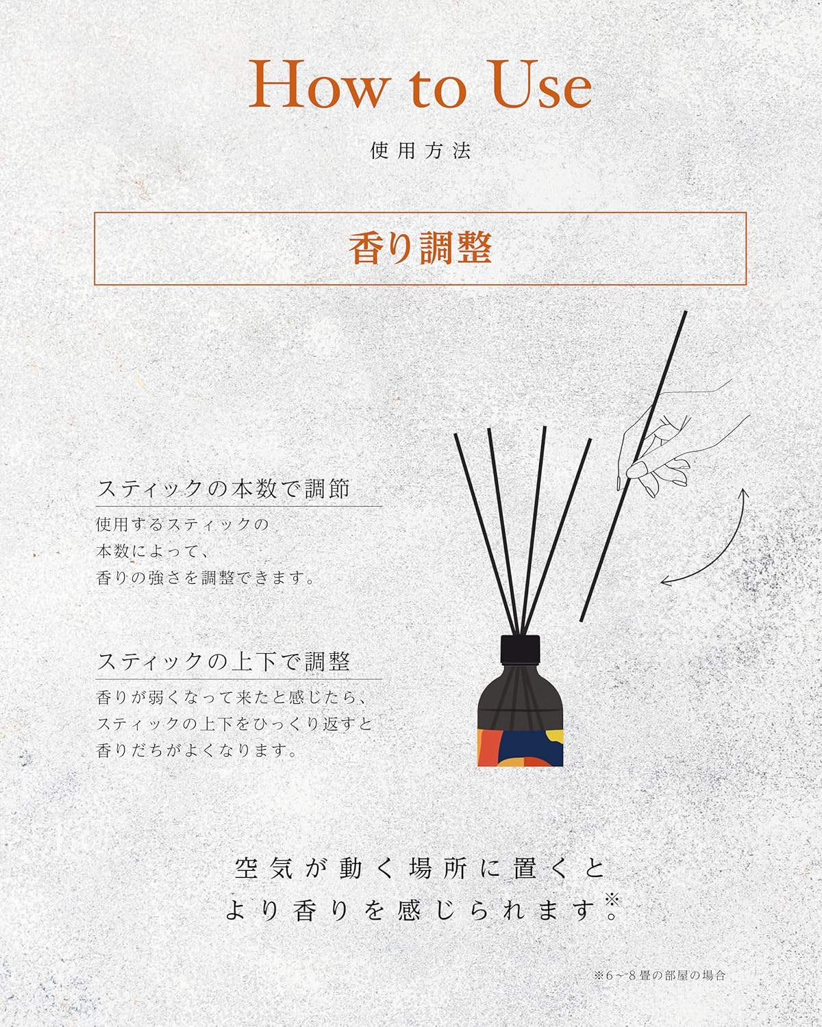 [ART & FRAGRANCE] Musk Like ムスク 香りを飾るリードディフューザー アート フレグランス 日本製 約2〜3ヶ月香る 部屋用 芳香剤 消臭 ギフト 寝室 リビング オフィス 美容室 カフェ ホテル スティック付き アートアンドフレグランス(静かなムスクの丸みの中にティーローズの香り/250ml) サムネイル